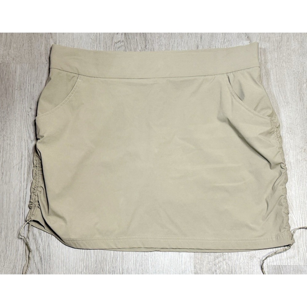 Columbia Omni-Shield Omni-Shade Skort Skirt Active Fit Size XL Khaki Breathable